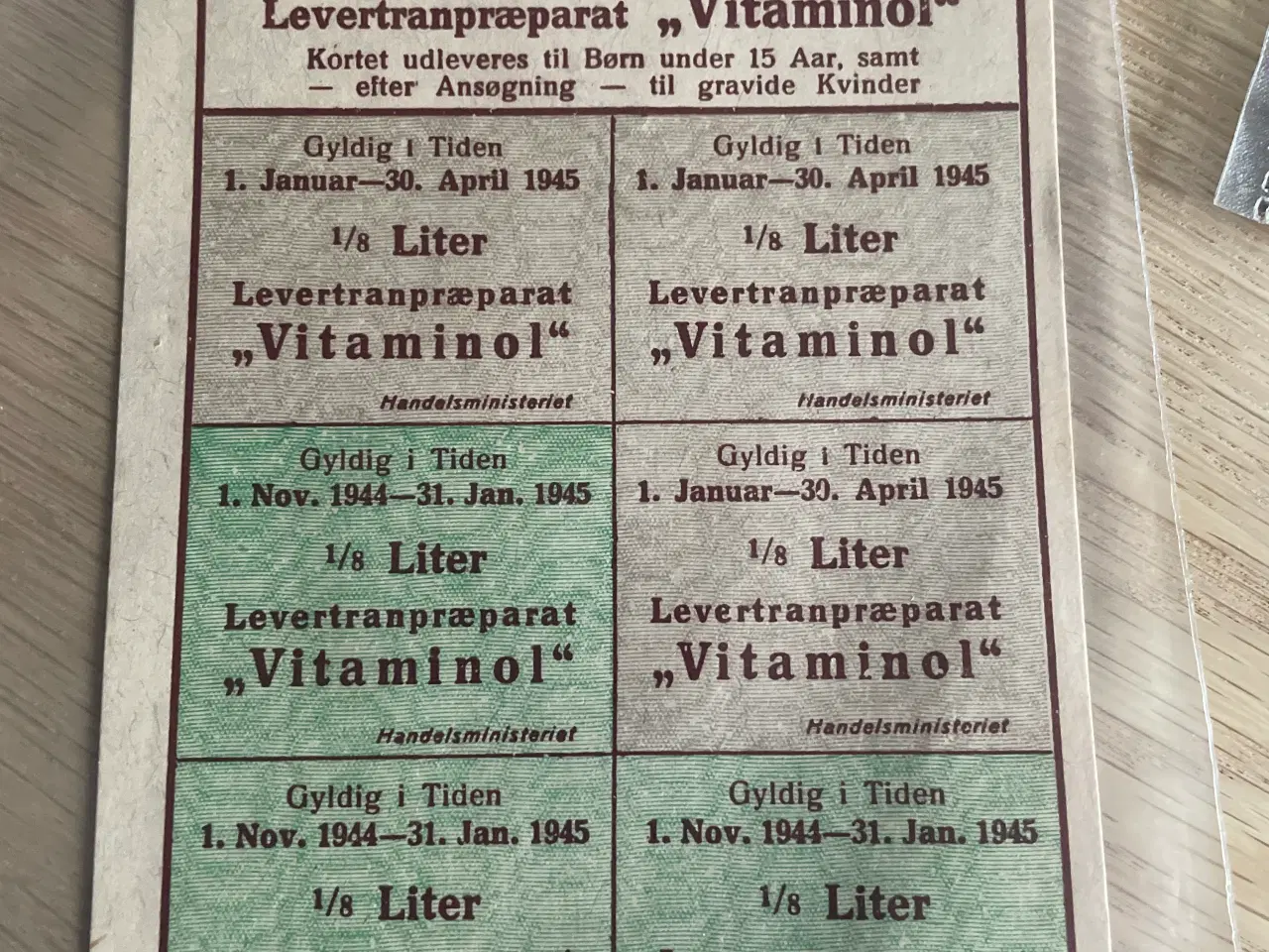 Billede 3 - Rationeringsmærker  helark