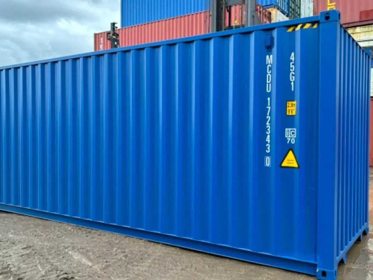 Billede 6 - Står i Hvidovre NY 40 fods HC Container i Blå