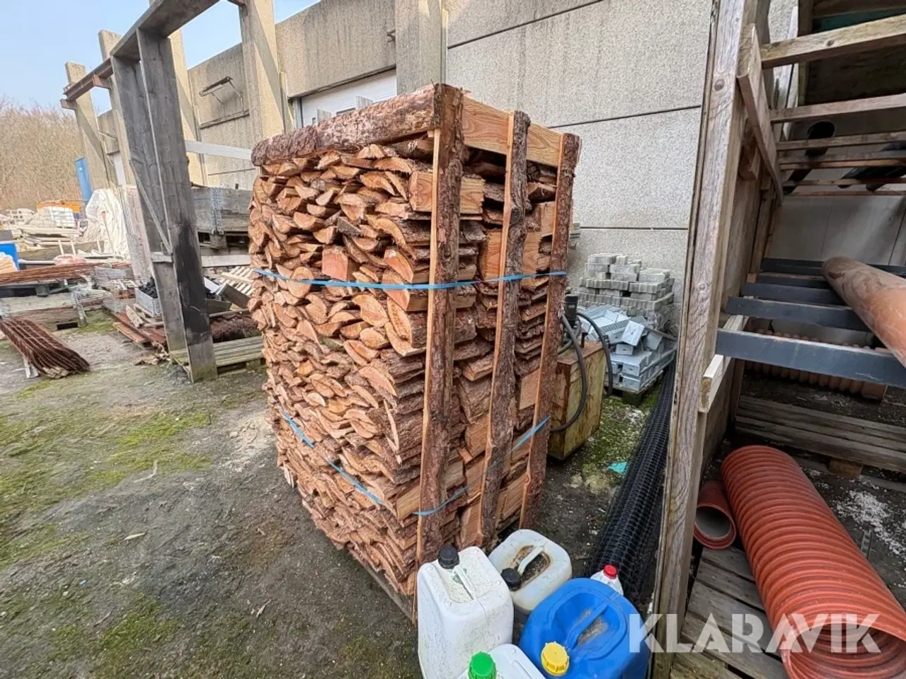 Billede 3 - Brænde tårn af lærke træ 2 styk