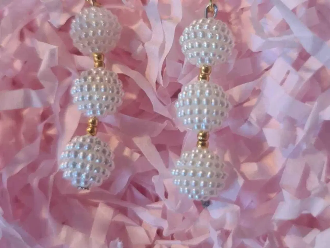 Billede 1 - I. Collection " Bubble pearls" øreringe