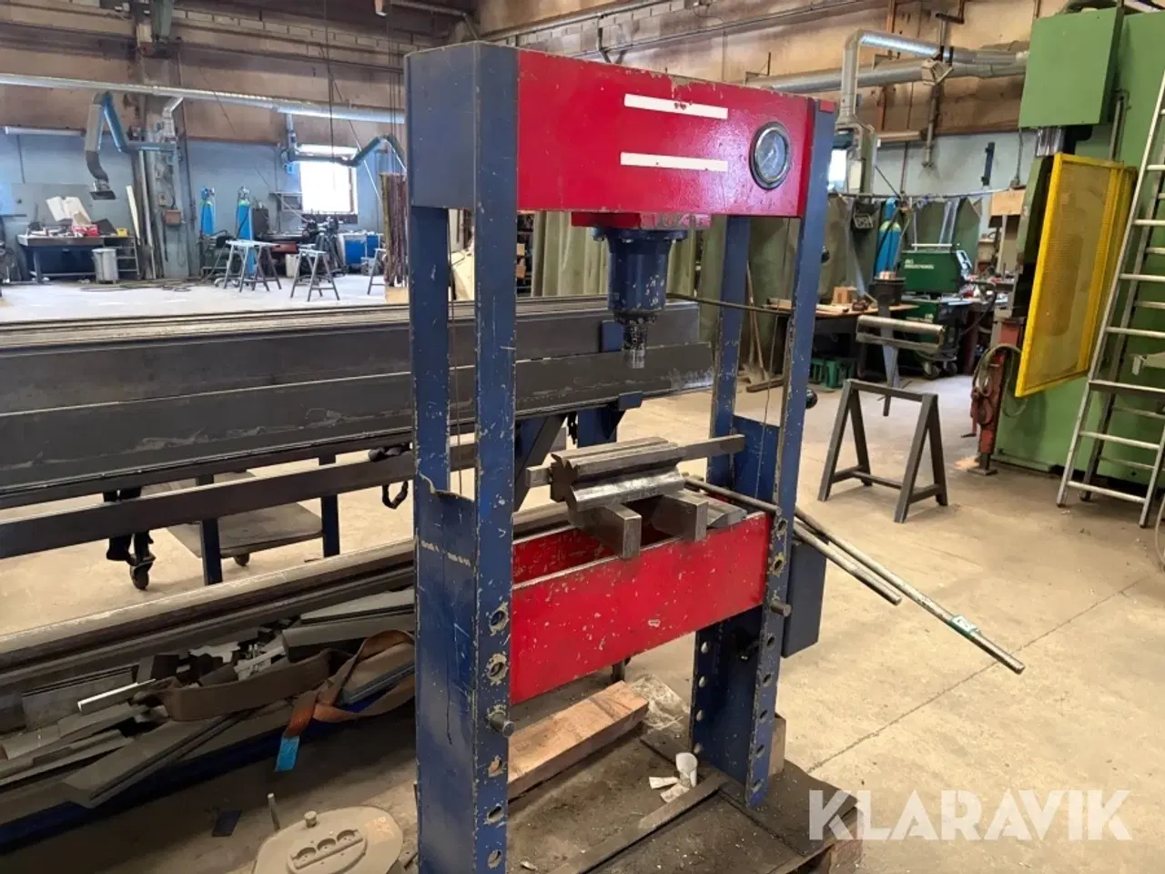 Billede 3 - Hydraulisk værkstedspresse