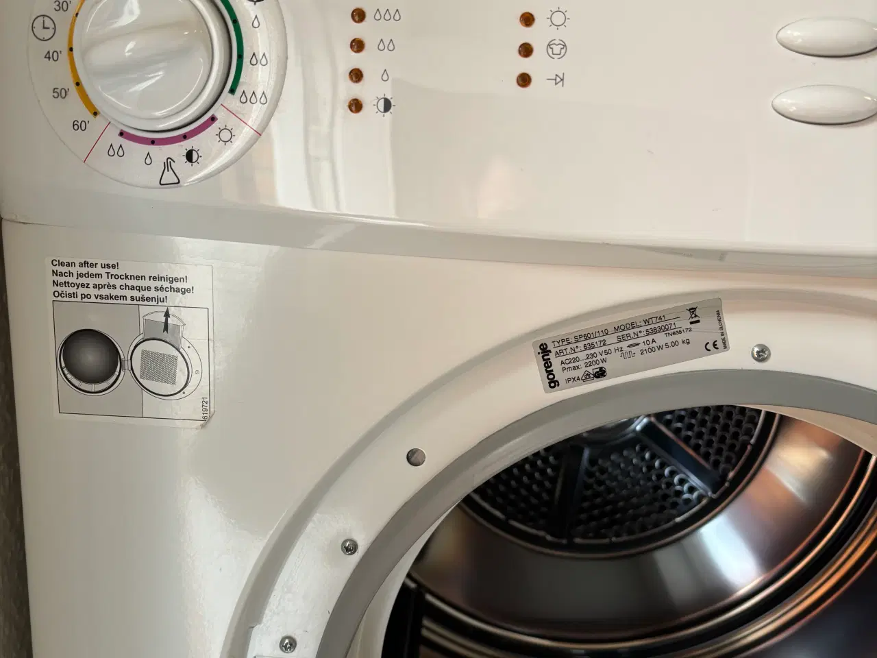 Billede 2 - Ældre Gorenje med fast udtræk