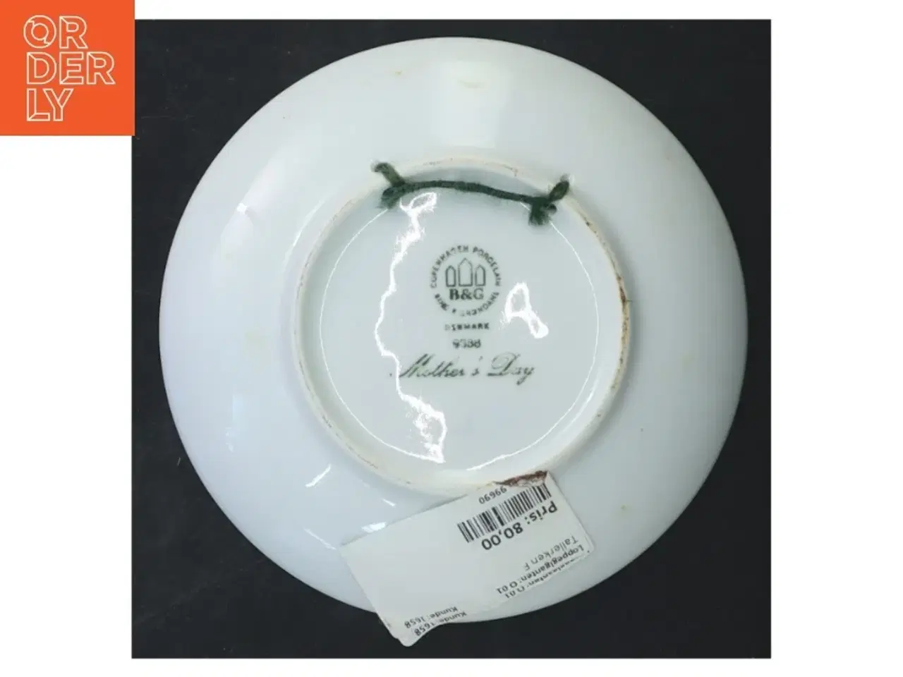 Billede 3 - Mors dag tallerken fra B&G Copenhagen Porcelain (str. Ø 15 cm)