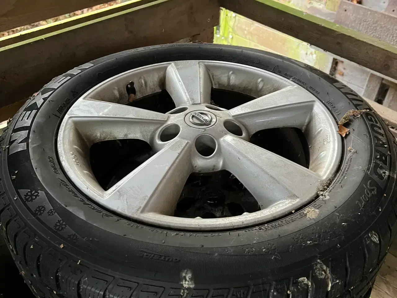 Billede 1 - Alufælge med fine vinterdæk til Nissan Qashqai