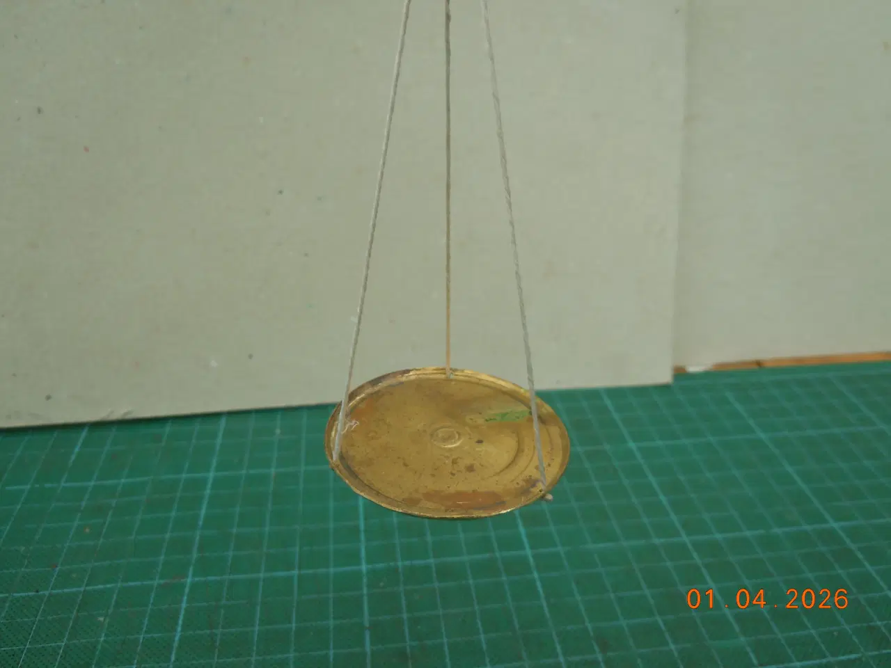 Billede 1 - HK Krudtvægt af messing.