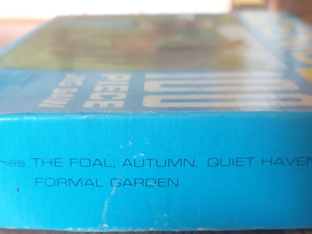 Billede 2 - Gammelt puslespil med heste, fra 50-60´erne