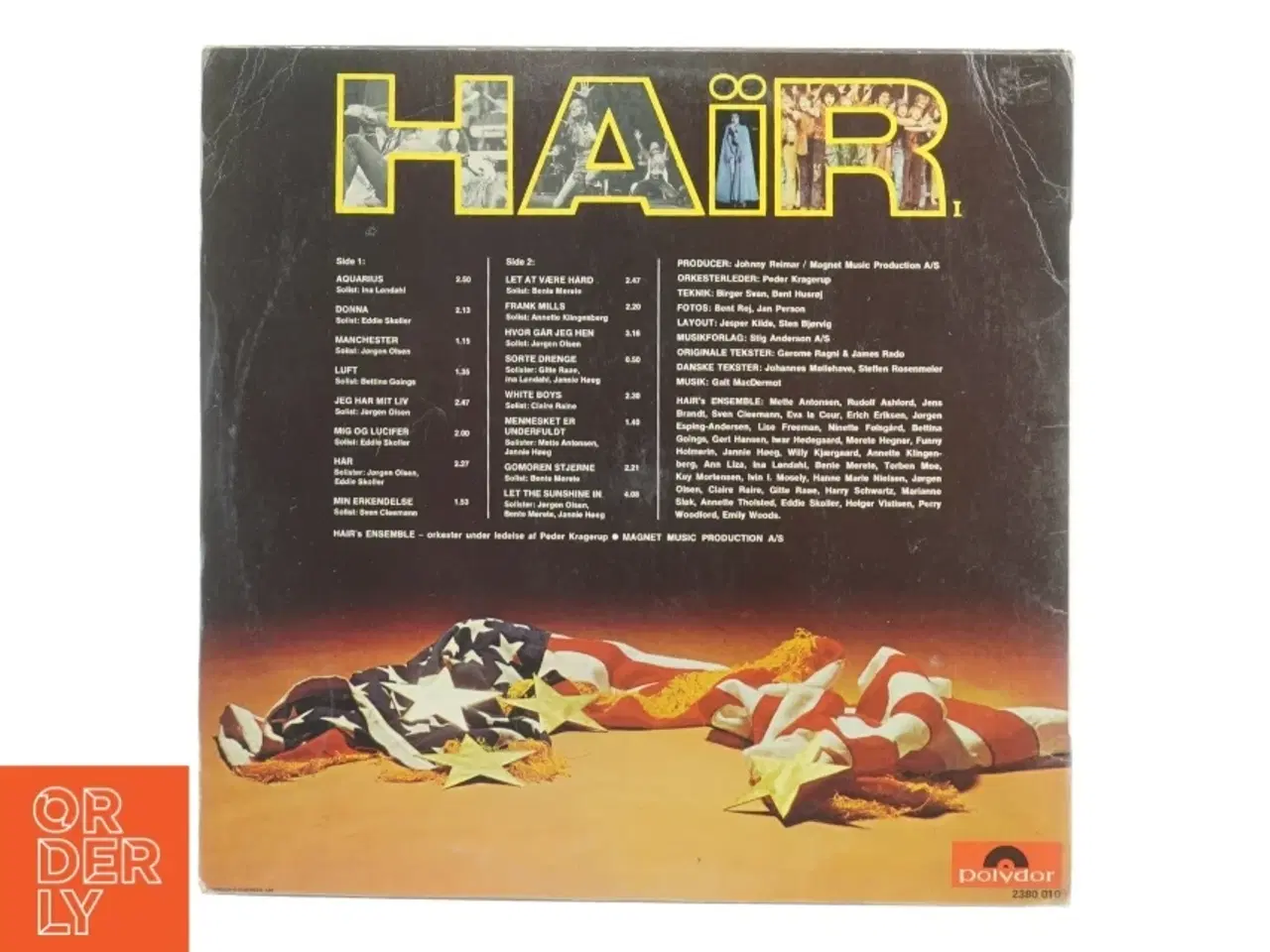 Billede 2 - Hair Musical LP fra Polydor (str. 31 x 31 cm)