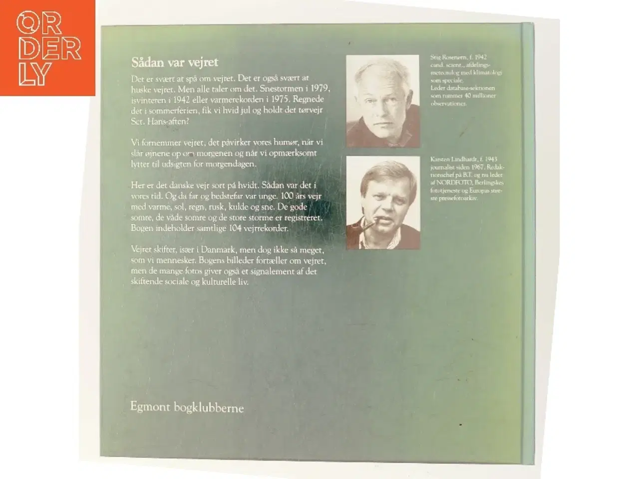 Billede 3 - Dansk vejr i 100 år af Stig Rosenørn (Bog)