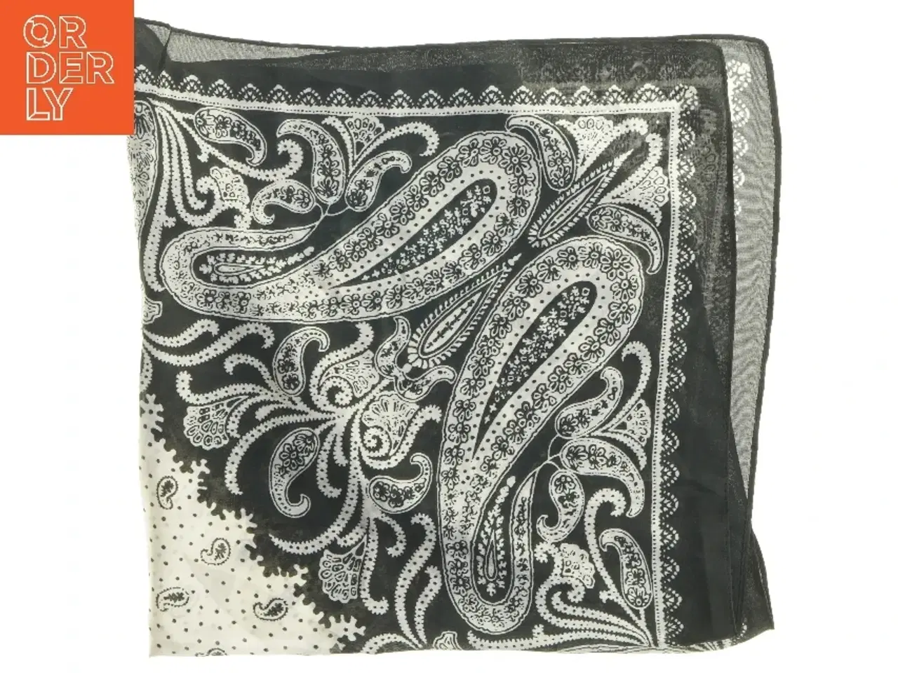 Billede 1 - Paisley tørklæde (str. 67,5x69 cm)