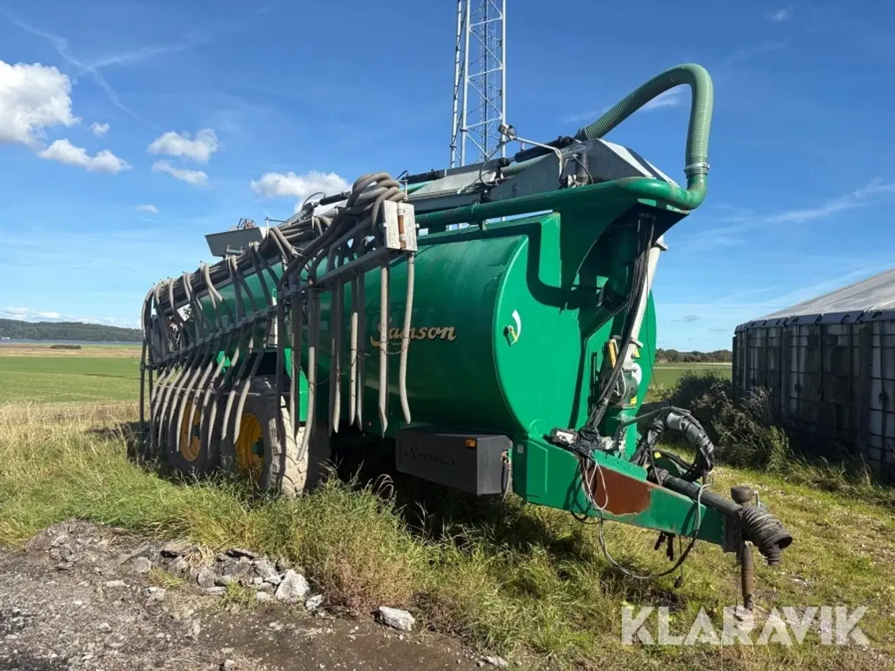 Billede 7 - Gyllevogn Samson PG20 med 20 meter slangebom