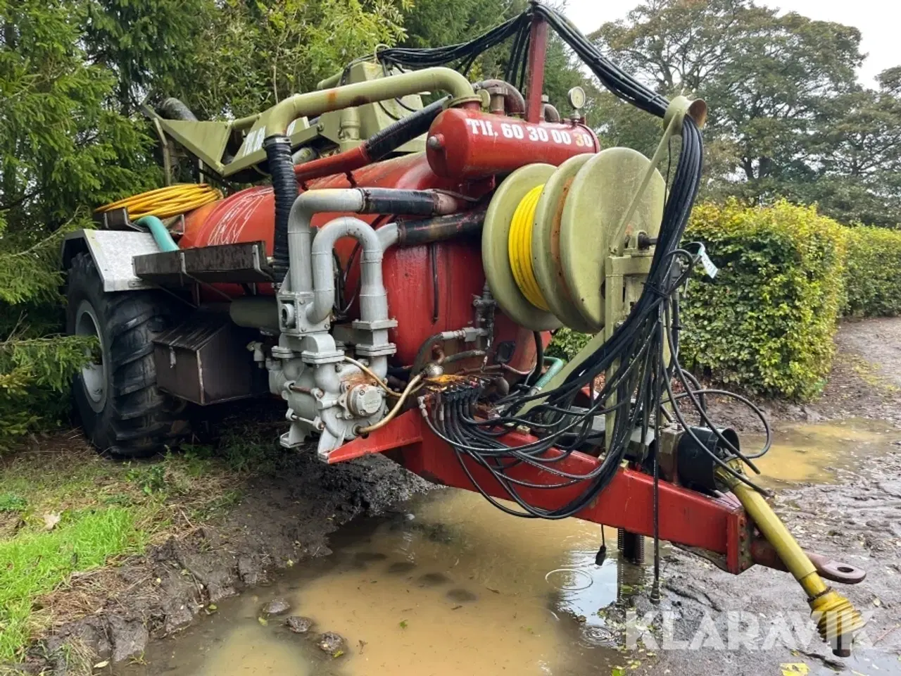 Billede 2 - Slamsuger/spulevogn Samson 10.000 liter