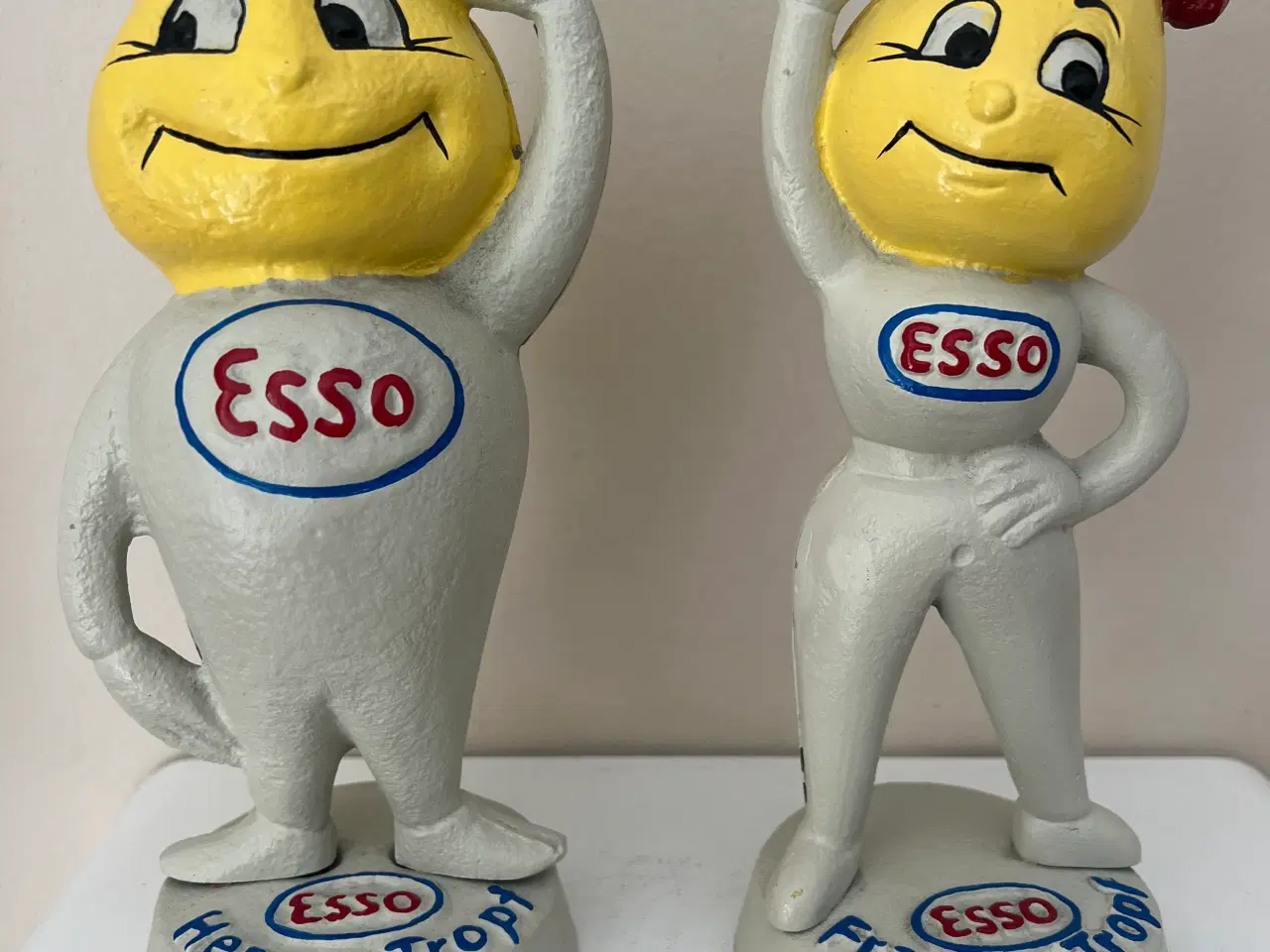 Billede 1 - Esso figurer/sparebøsser i støbejern 