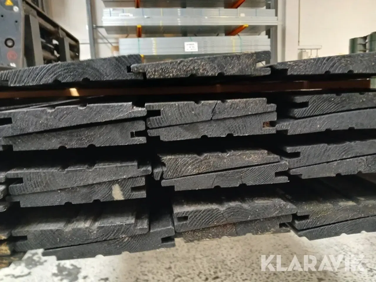 Billede 4 - Klink beklædning Grundmalet Sort, Delvist vandskadet