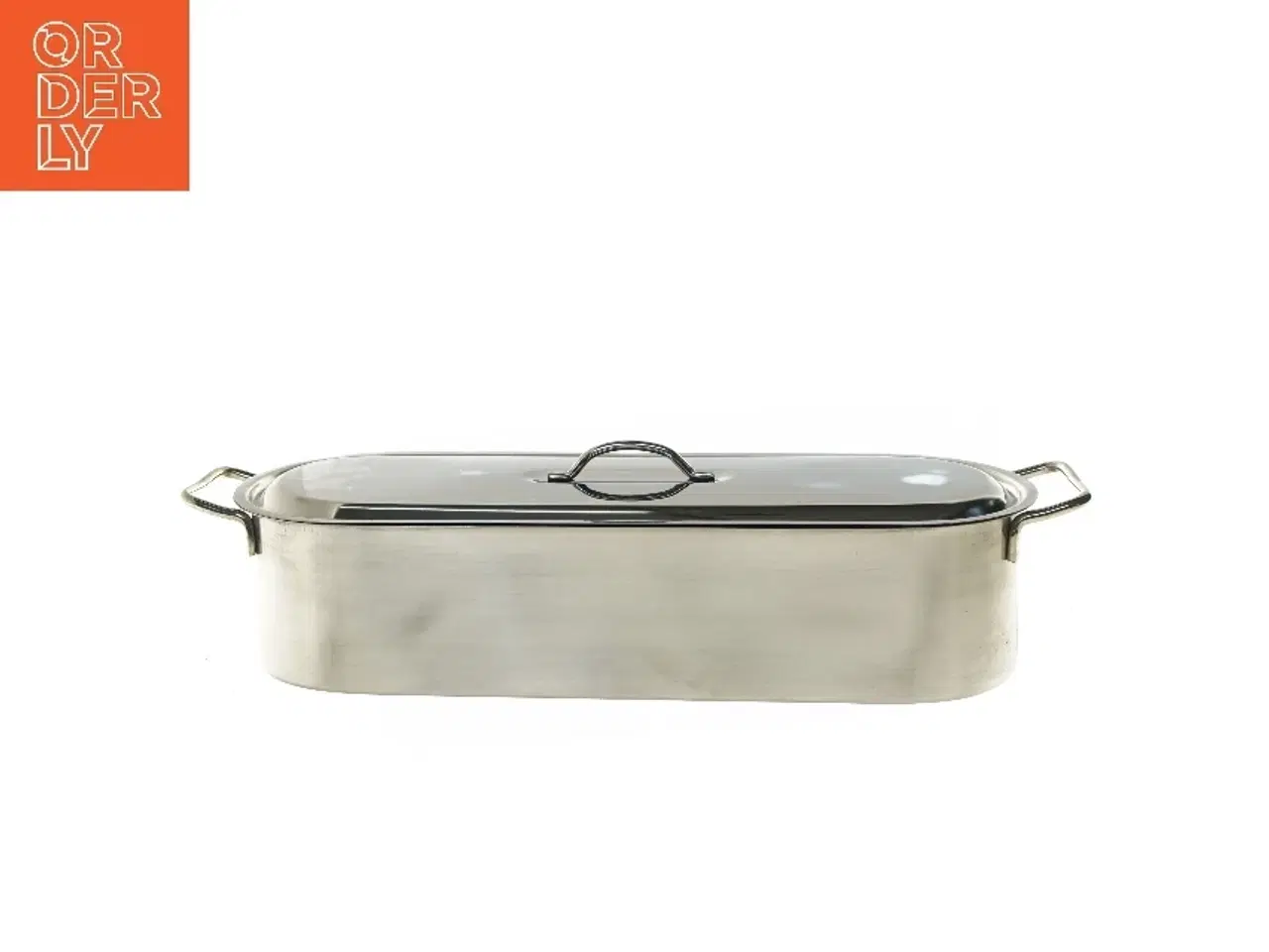 Billede 1 - Rustfri stål fiskegryde med låg (str. 44 cm)