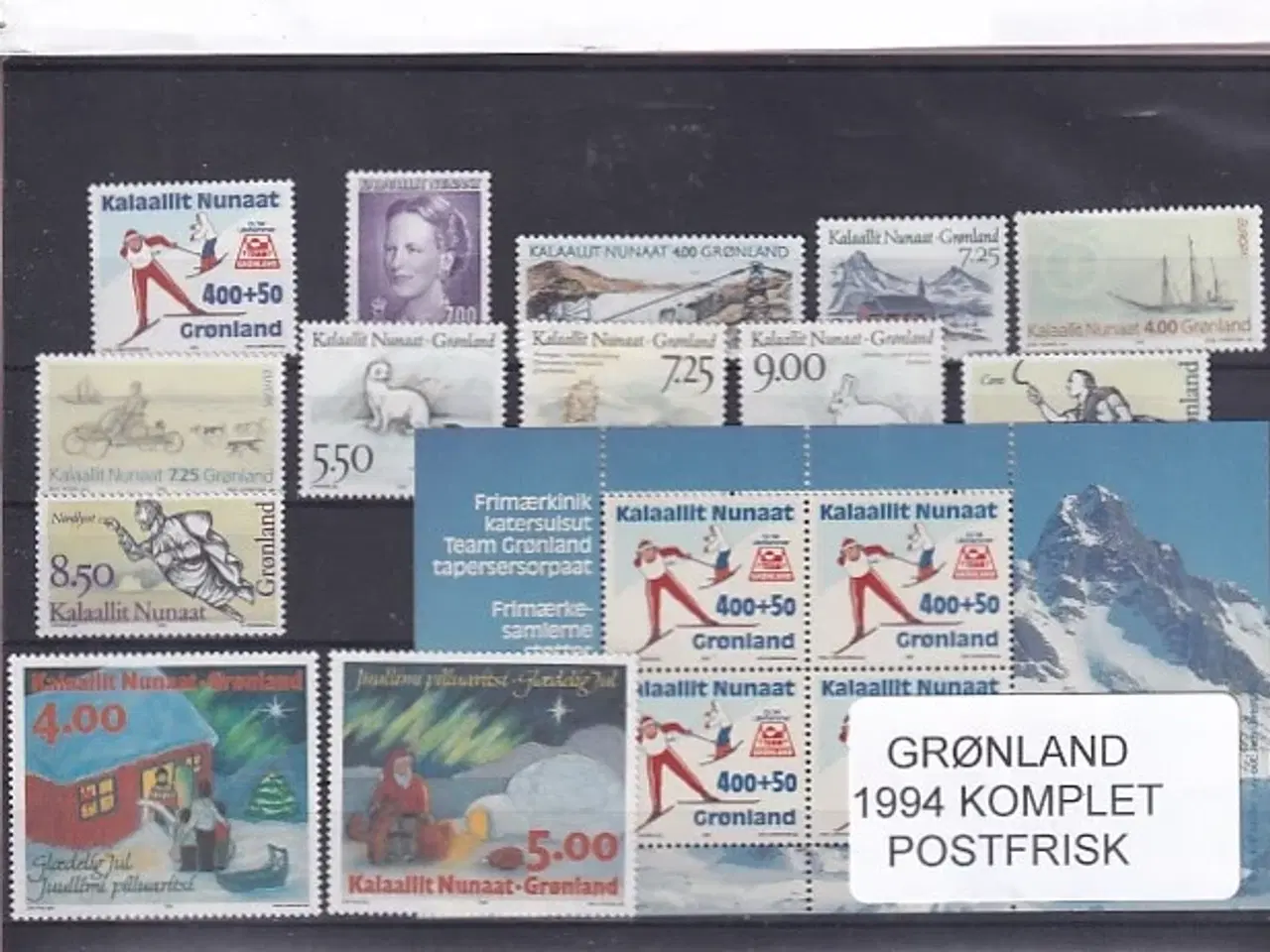Billede 1 - Grønland - 1994 Frimærker Komplet - Postfrisk