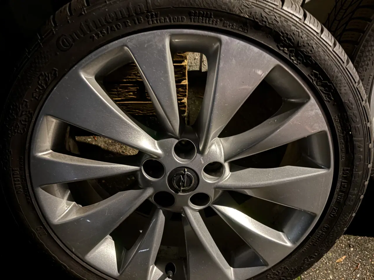 Billede 4 - Originale 18” Opel alufælge 5x105 med vinterdæk