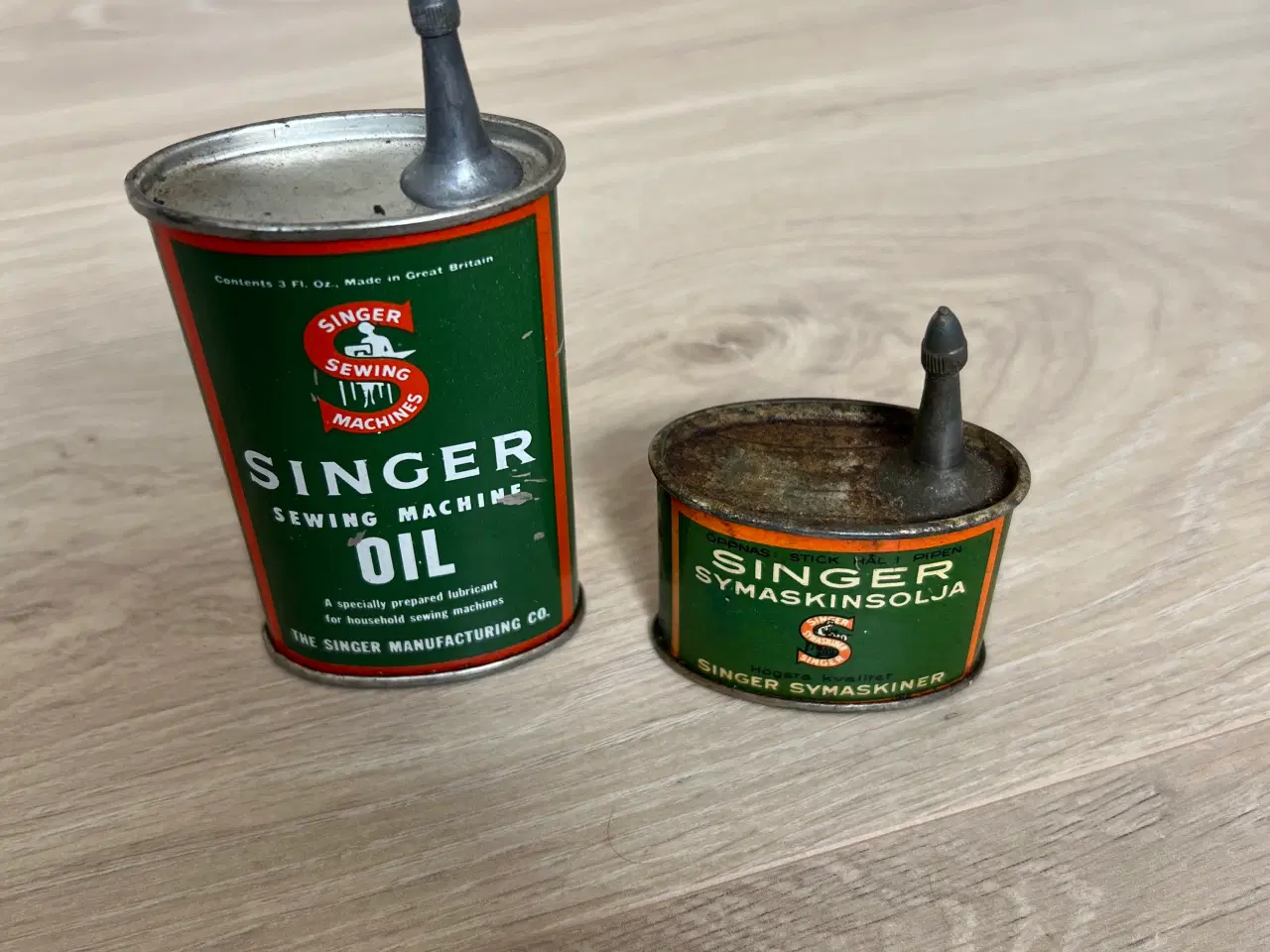 Billede 1 - Singer olieflasker