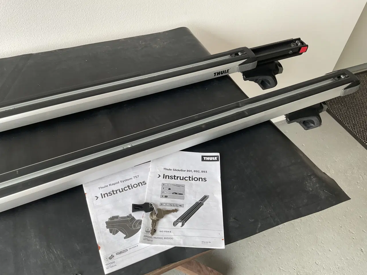 Billede 5 - Thule slidebar tagbøjlesystem i aluminium