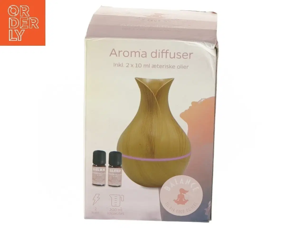 Billede 6 - Aroma diffuser med æteriske olier fra Balance (str. 15 cm)