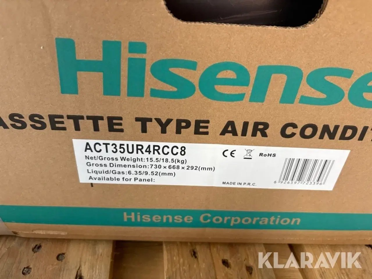 Billede 12 - Aircondition Hisense  - en udedel, 2 indedele