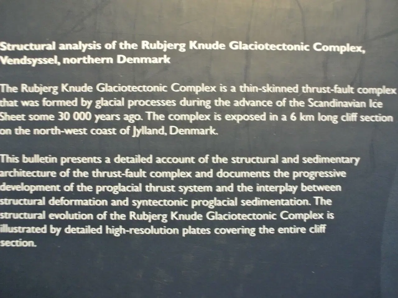 Billede 4 - structural analysis of the rubjerg knude glaciotec