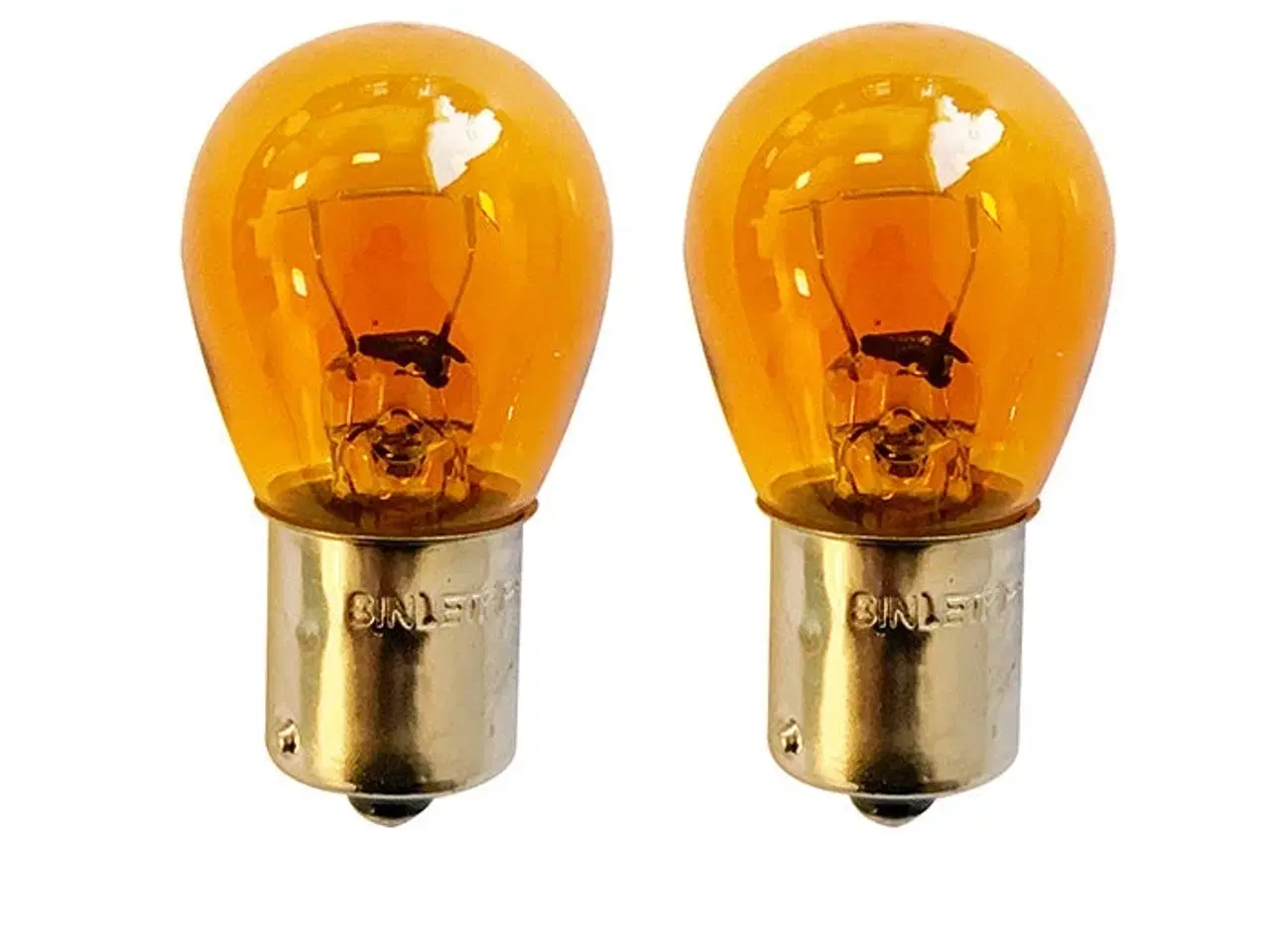 Billede 1 - Avant pære blink gul 21W 12V - 2 stk.