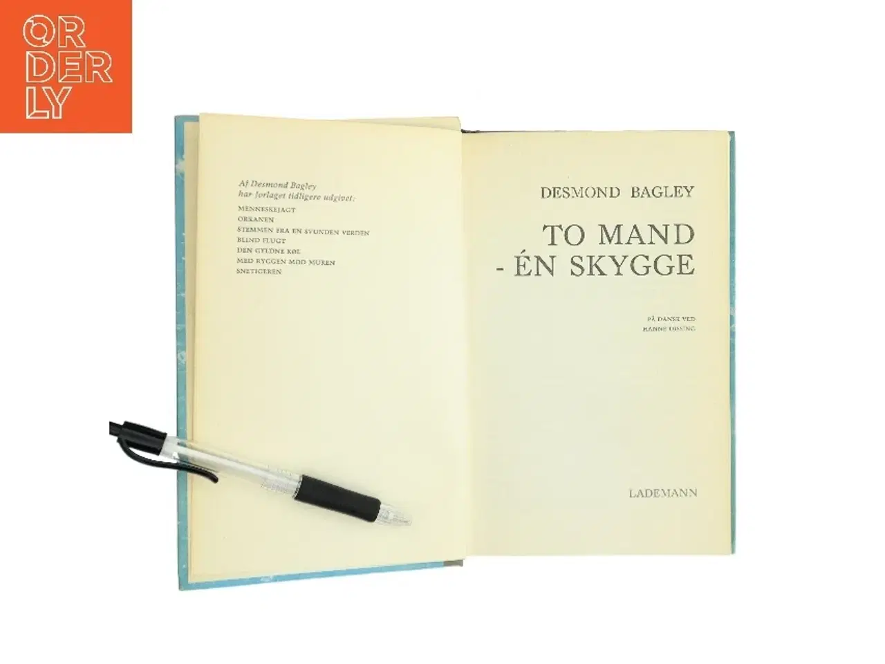 Billede 2 - To mand - én skygge af Desmond Bagley (Bog)