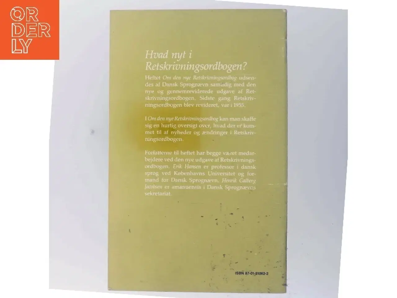 Billede 3 - Om den nye Retskrivningsordbog bog fra Dansk Sprognævn
