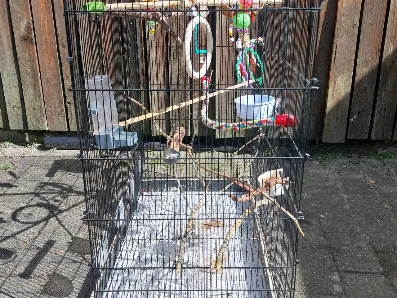 Billede 5 - Fuglebur 86 x 76 x 45 cm