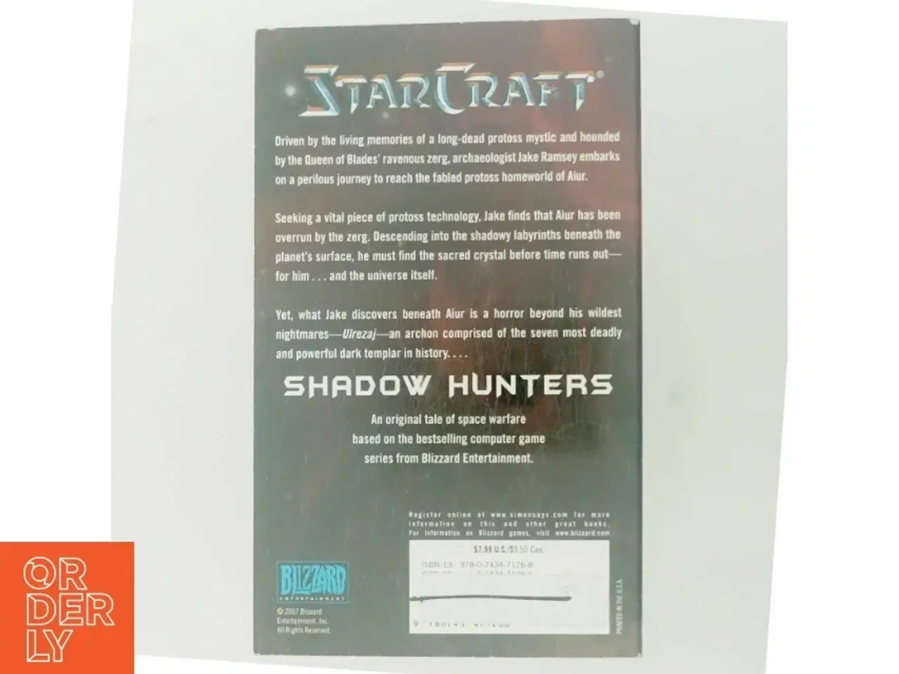 Billede 3 - StarCraft: Shadow Hunters af Christie Golden (Bog)
