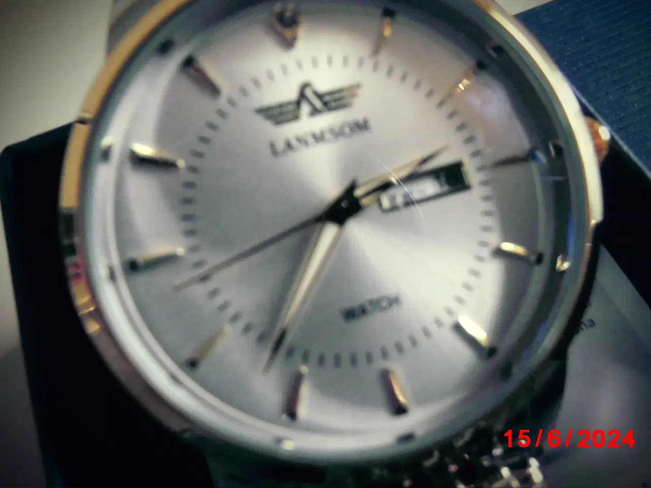 Billede 1 - Flot Lanmsom herre armbåndsur nyt/ubrugt