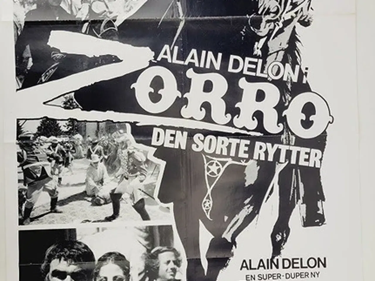 Billede 1 - ⭐️- Plakat: Vintage - Zorro Den Sorte Rytter