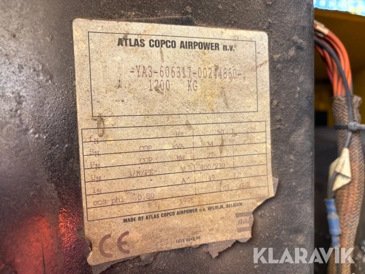 Billede 11 - Generator Atlas Copco QAS 38 1 styk