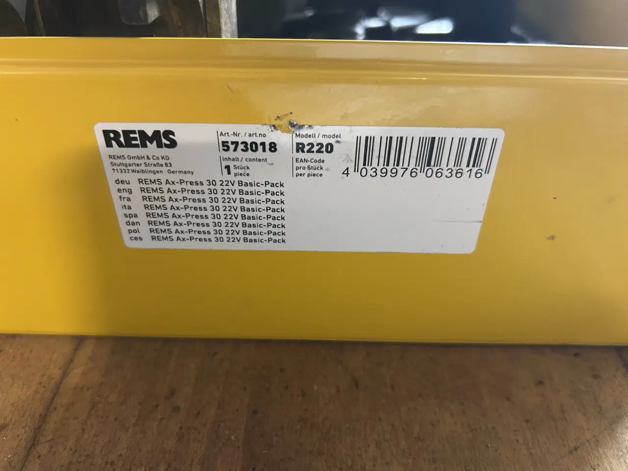 Billede 9 - Rems Akku Press 