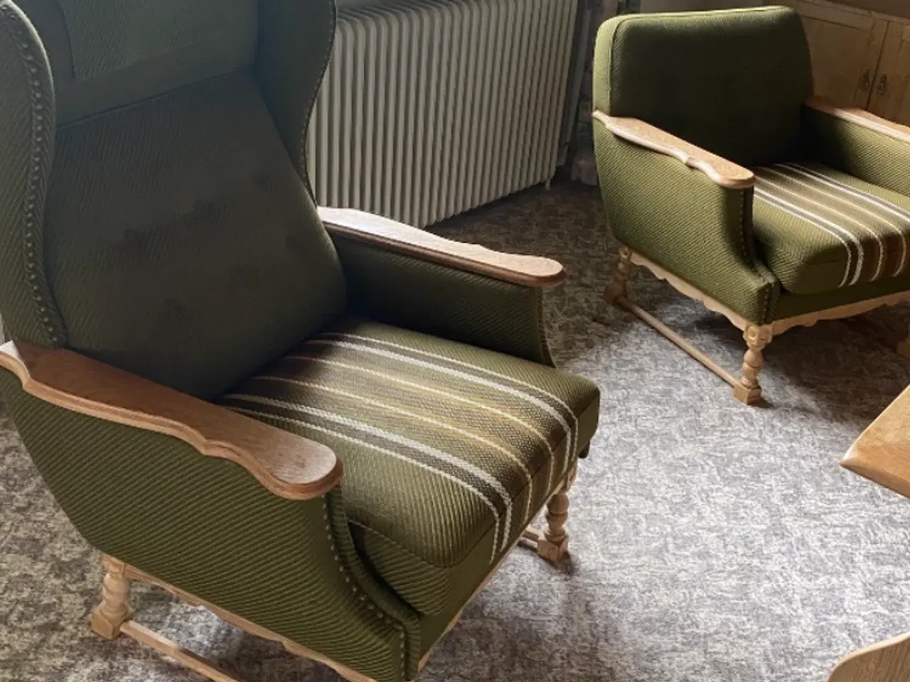 Billede 2 - Komplet sofa sæt med reolsystem står som nyt. 