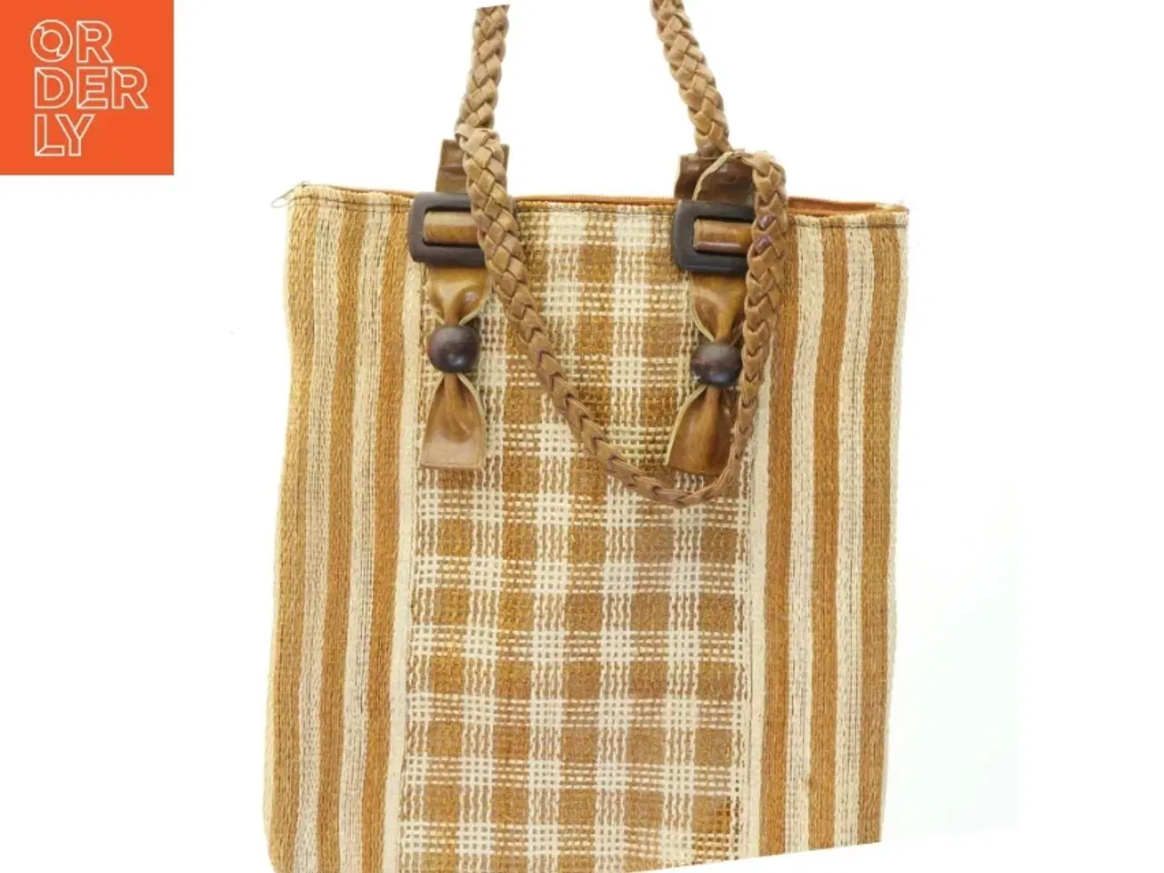 Billede 1 - Strå håndtaske (str. 39x35 cm)