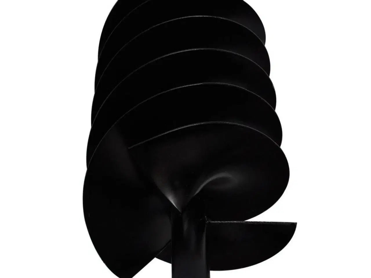 Billede 5 - Jordbor med håndtag, 200 mm tre spiraler stål, sort