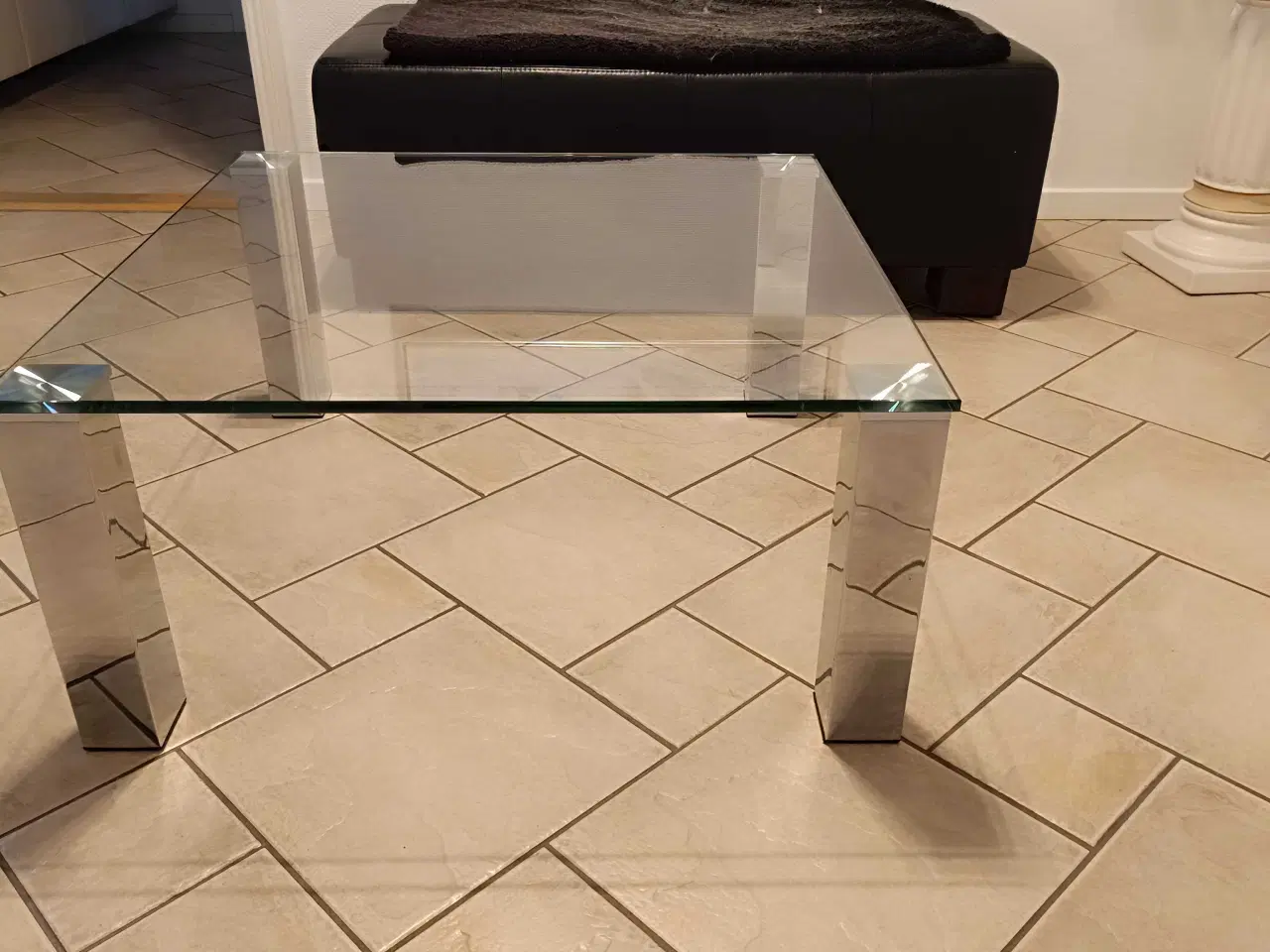 Billede 1 - Sofabord i glas 