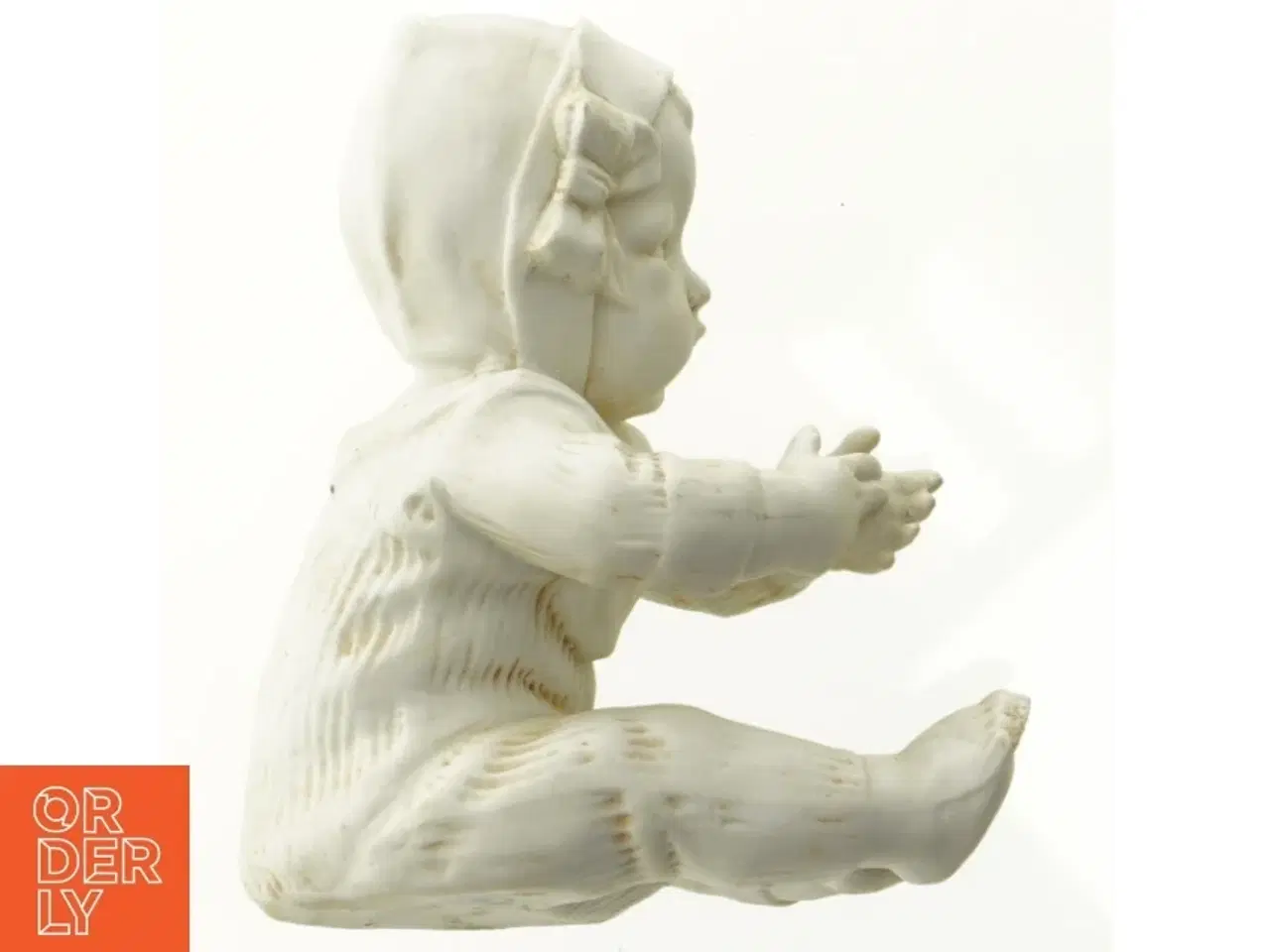 Billede 3 - Porcelænsfigur af baby (str. 12 x 6 cm)