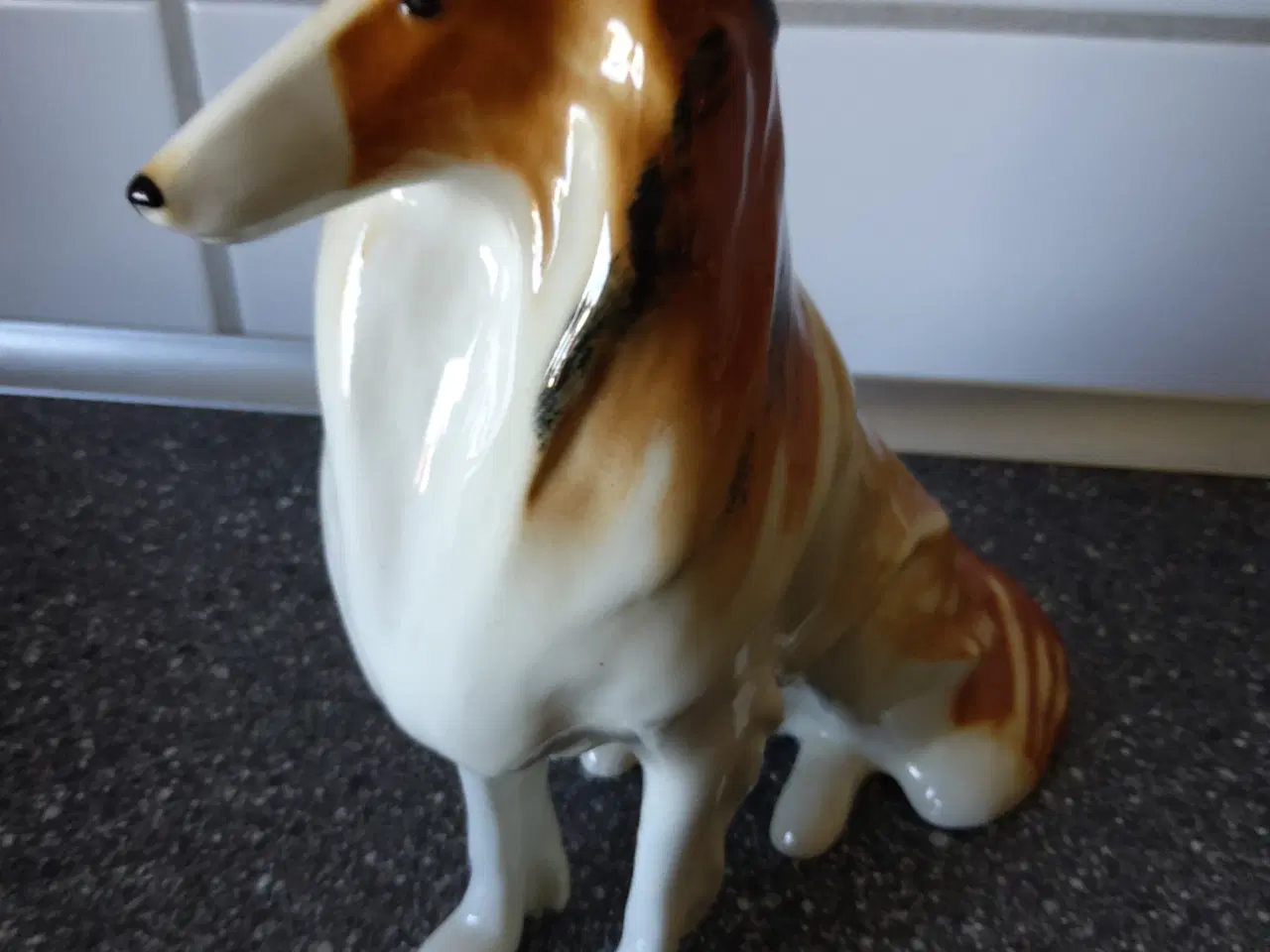 Billede 3 - Porcelæn Figur hund Collie 