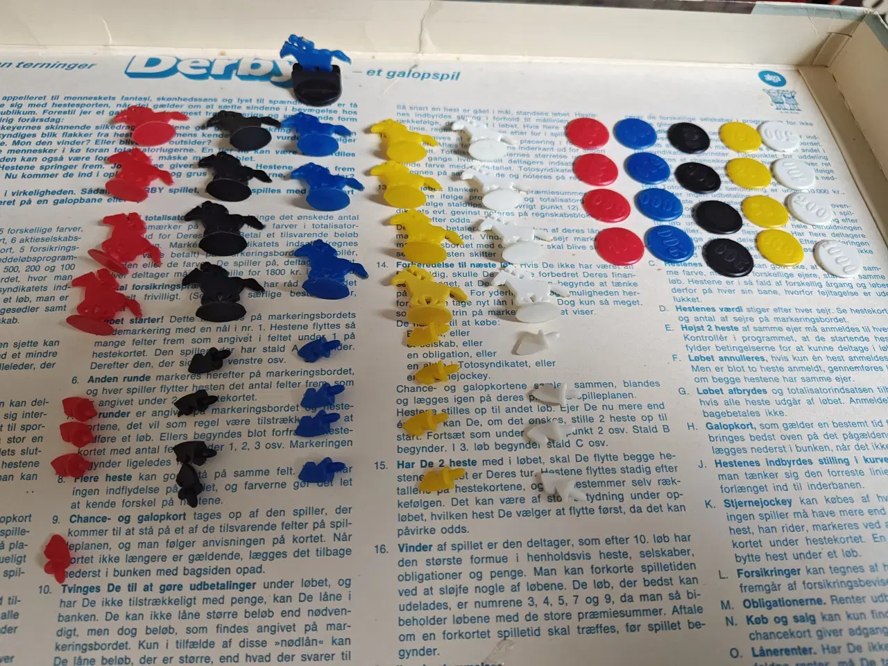 Billede 2 - Gammelt Retro Derby Brætspil