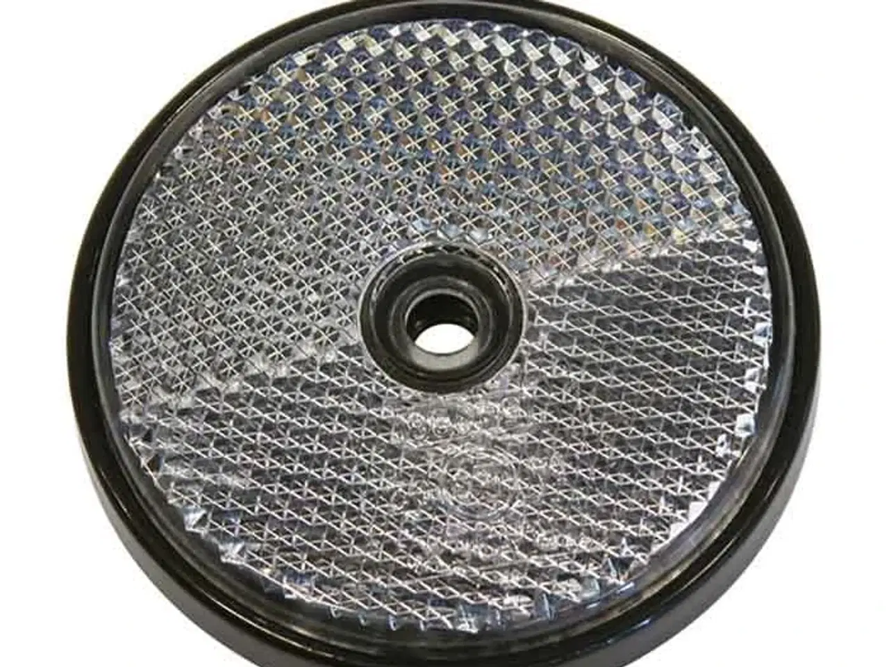 Billede 1 - Refleks rund hvid diameter 68mm 2stk