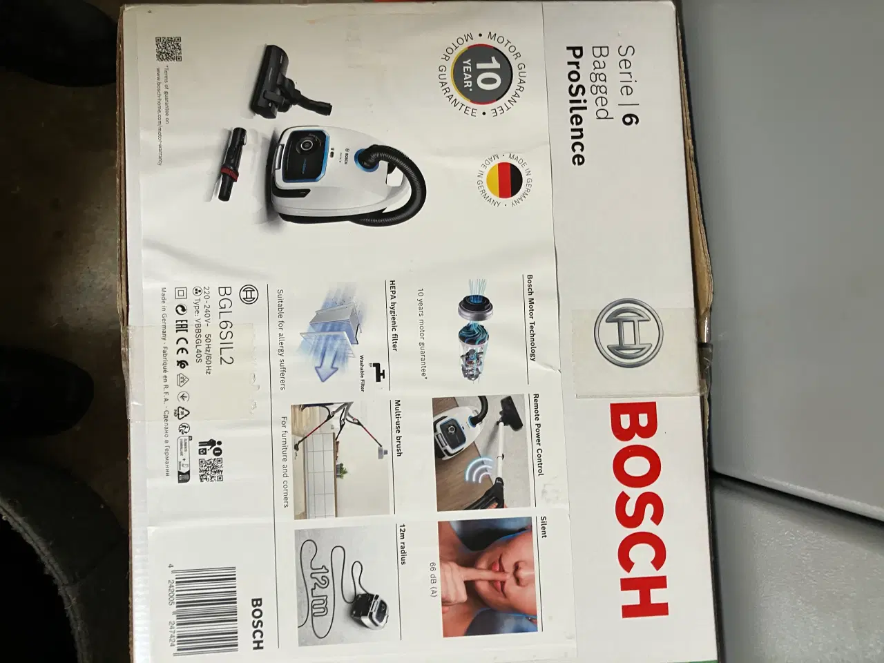 Billede 3 - Støvsuger, Bosch serie 6 ProSilence