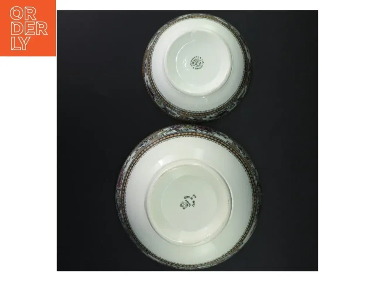 Billede 6 - Porcelænskåle med blomstermotiv