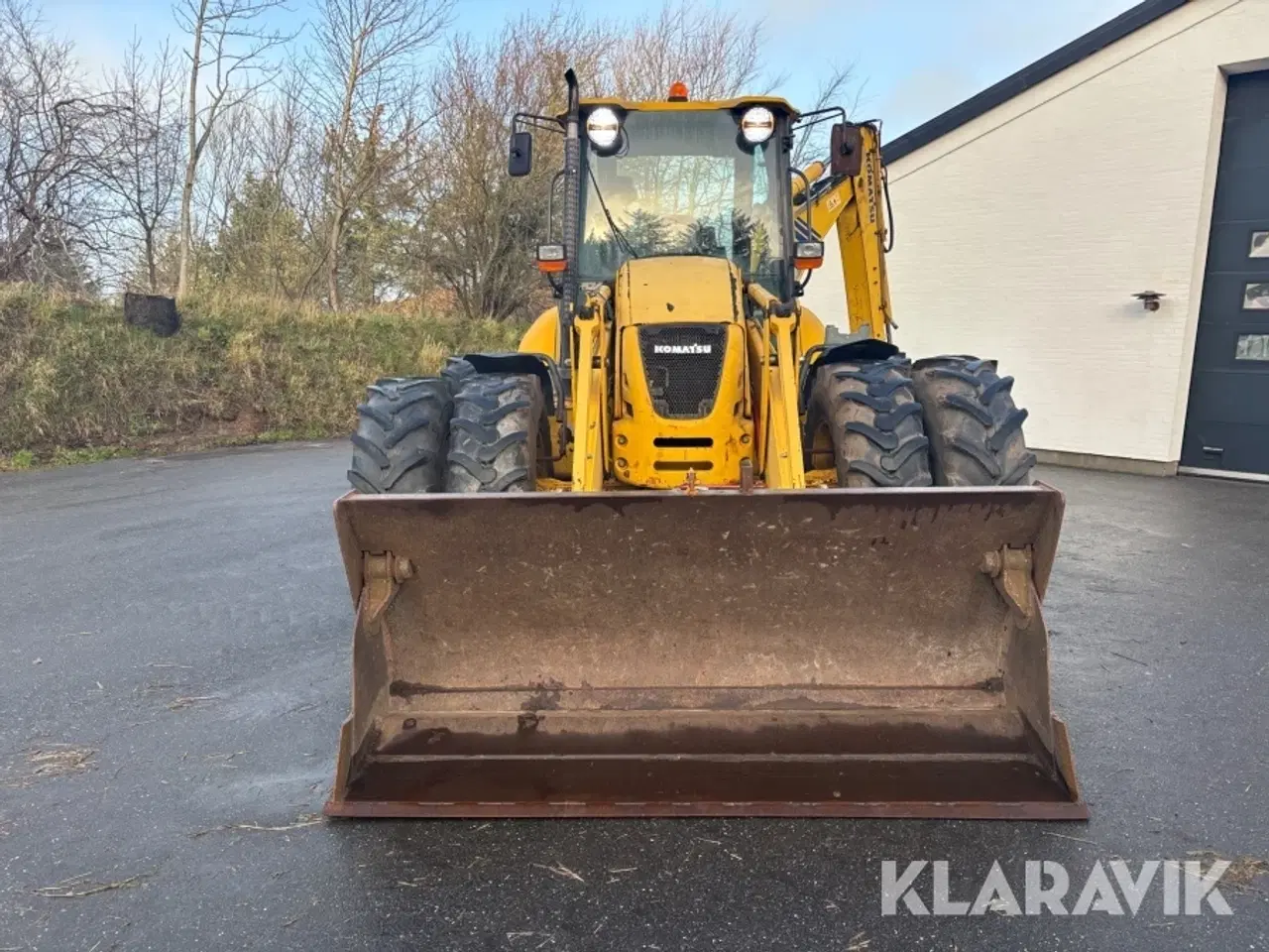 Billede 8 - Rendegraver Komatsi WB97S-5 med tvillingehjul og tilbehør