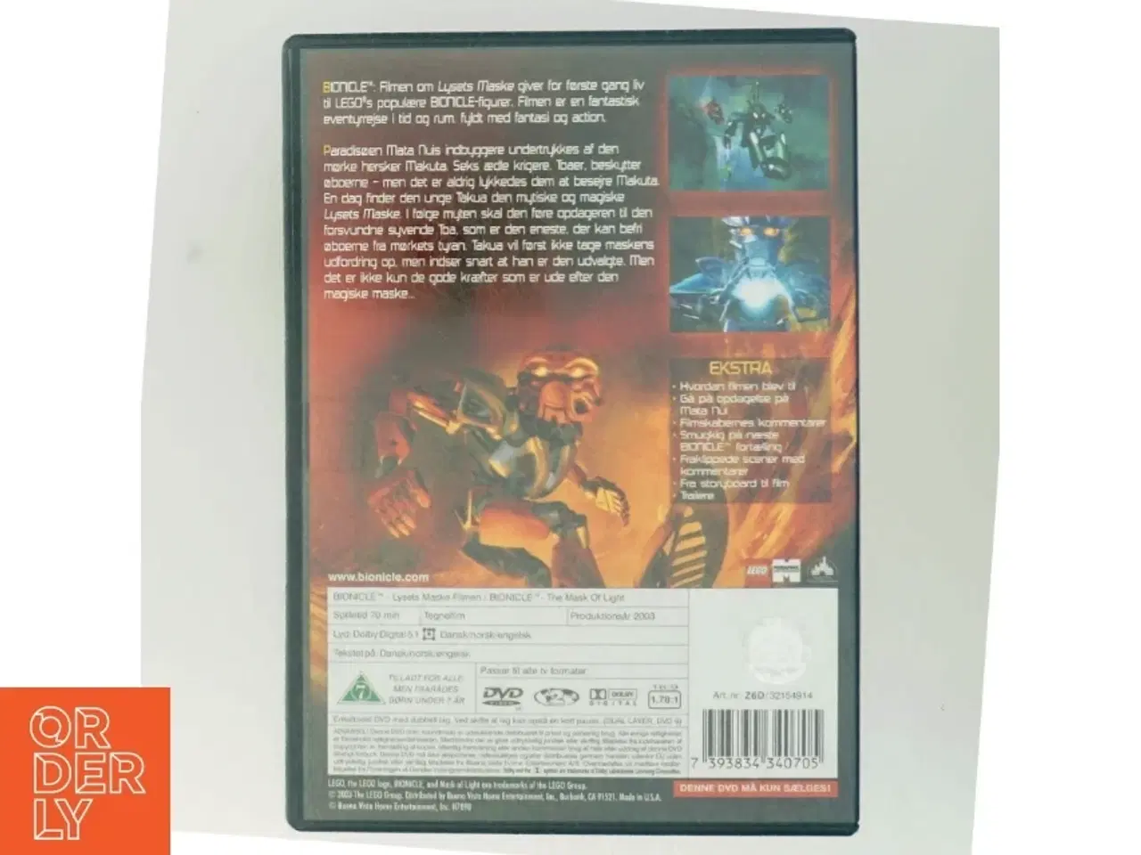 Billede 3 - BIONICLE - Lysets Maske filmen DVD fra LEGO