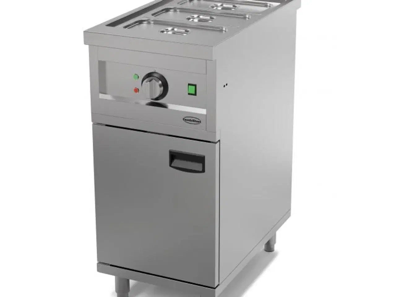 Billede 2 - Elektrisk Vandbad (Gulvmodel) – GN 1/1 Inkl. 3x1/3