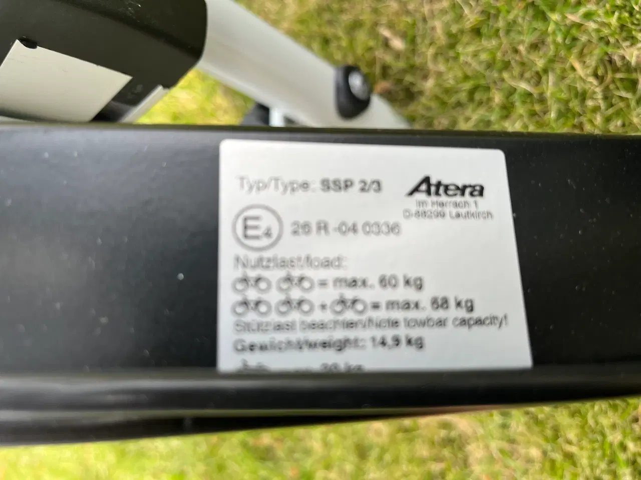 Billede 3 - Cykelholder: Atera Strada E-bike