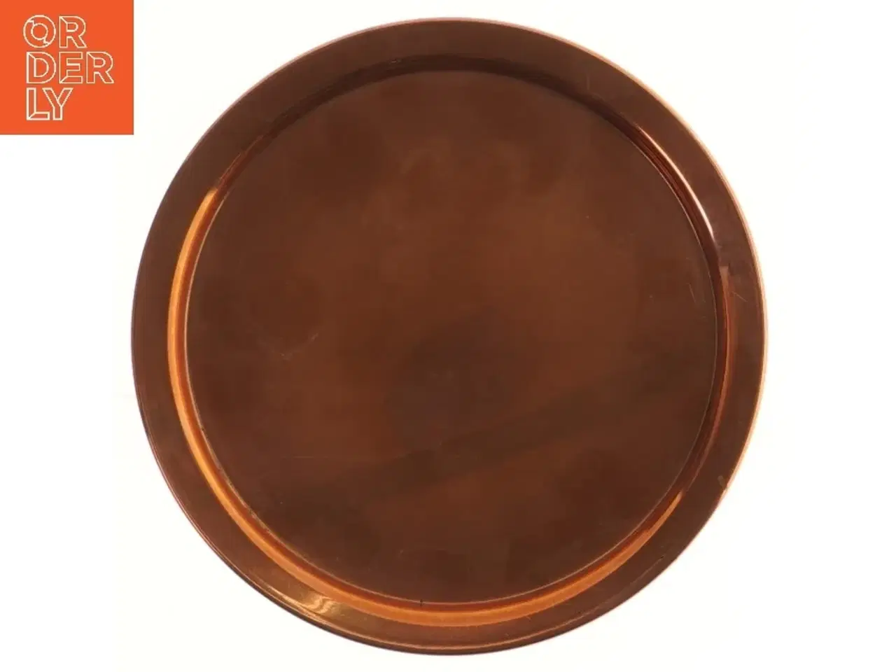 Billede 1 - Rundt dekorativt fad (str. Ø 21 cm)