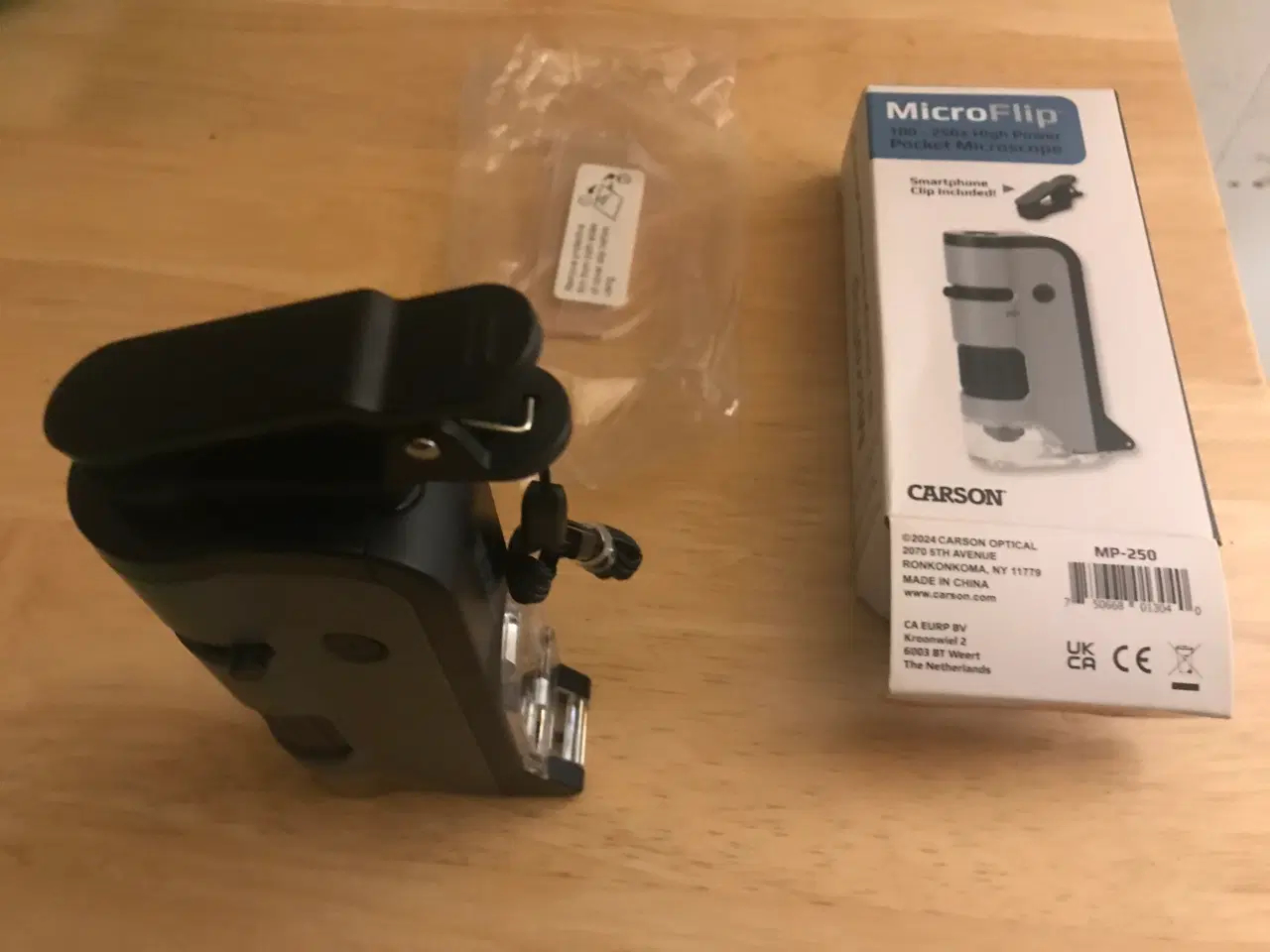 Billede 3 - Ny Micro-Flip Lommemikroskop 100-250 fra Carson